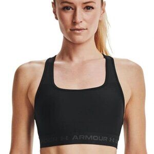 Under Armour Women's Crossback Bra Medium Support - BLK